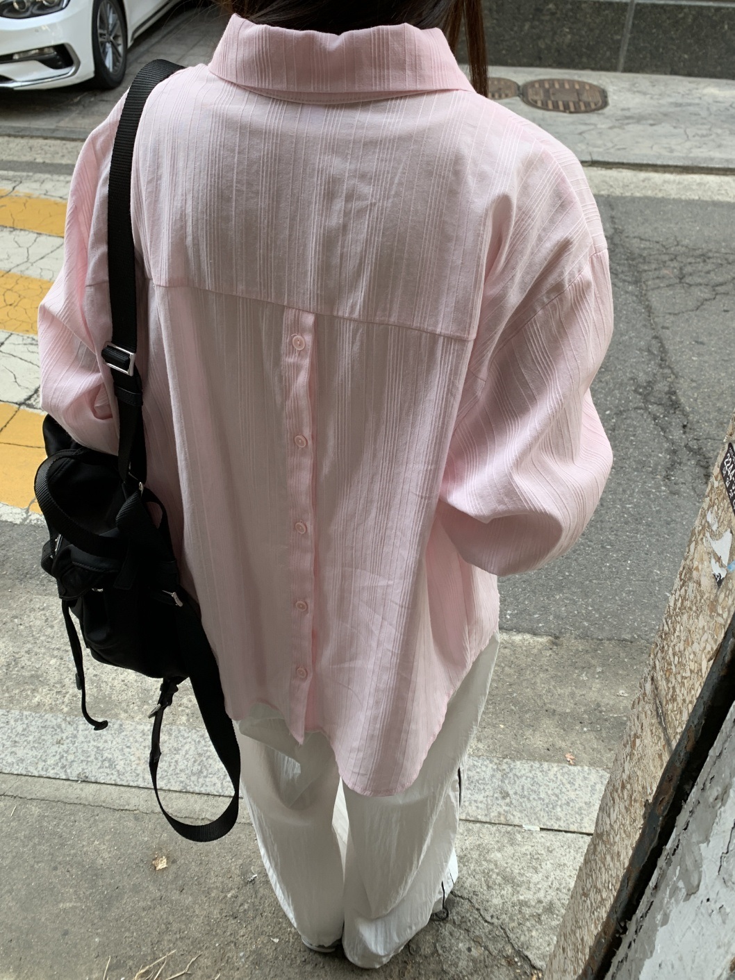 バックスリットボタンボクシーシャツ | 詳細画像16