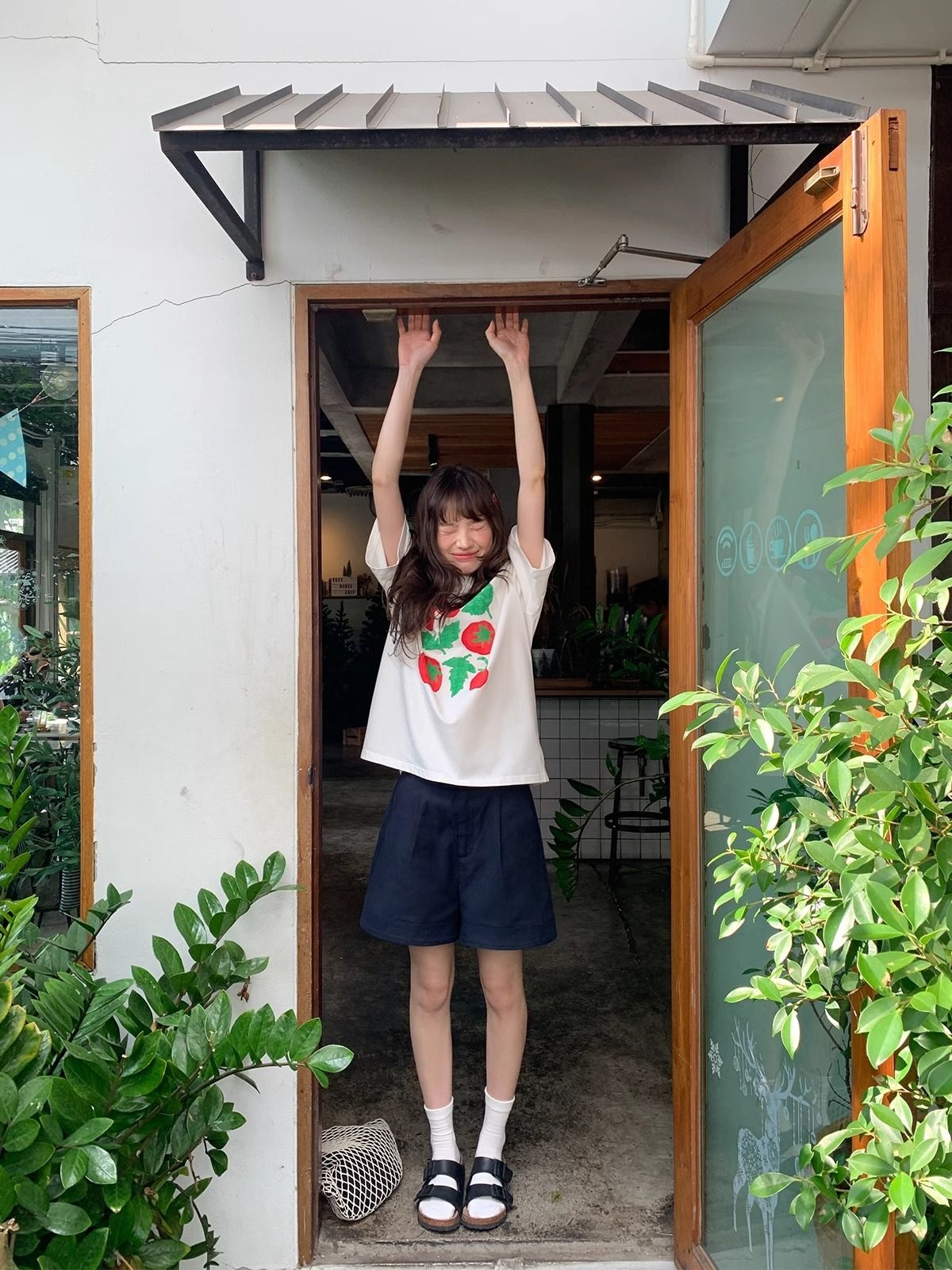 トマトプリントボクシー半袖Tシャツ | 詳細画像4