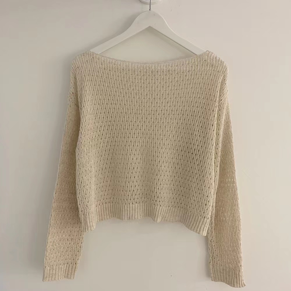 2WAYパンチングシアークロップドニット | 詳細画像11