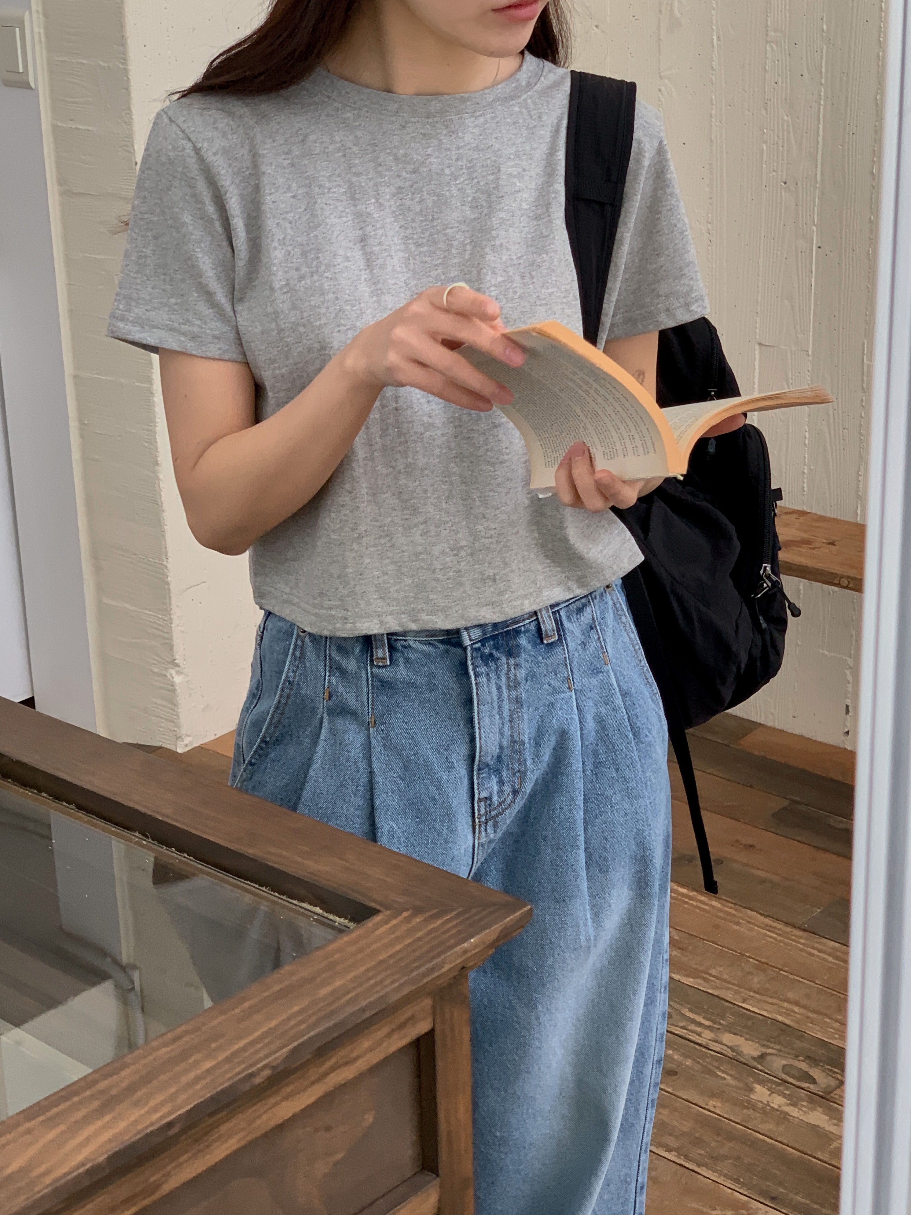クロップド半袖Tシャツ | 詳細画像15