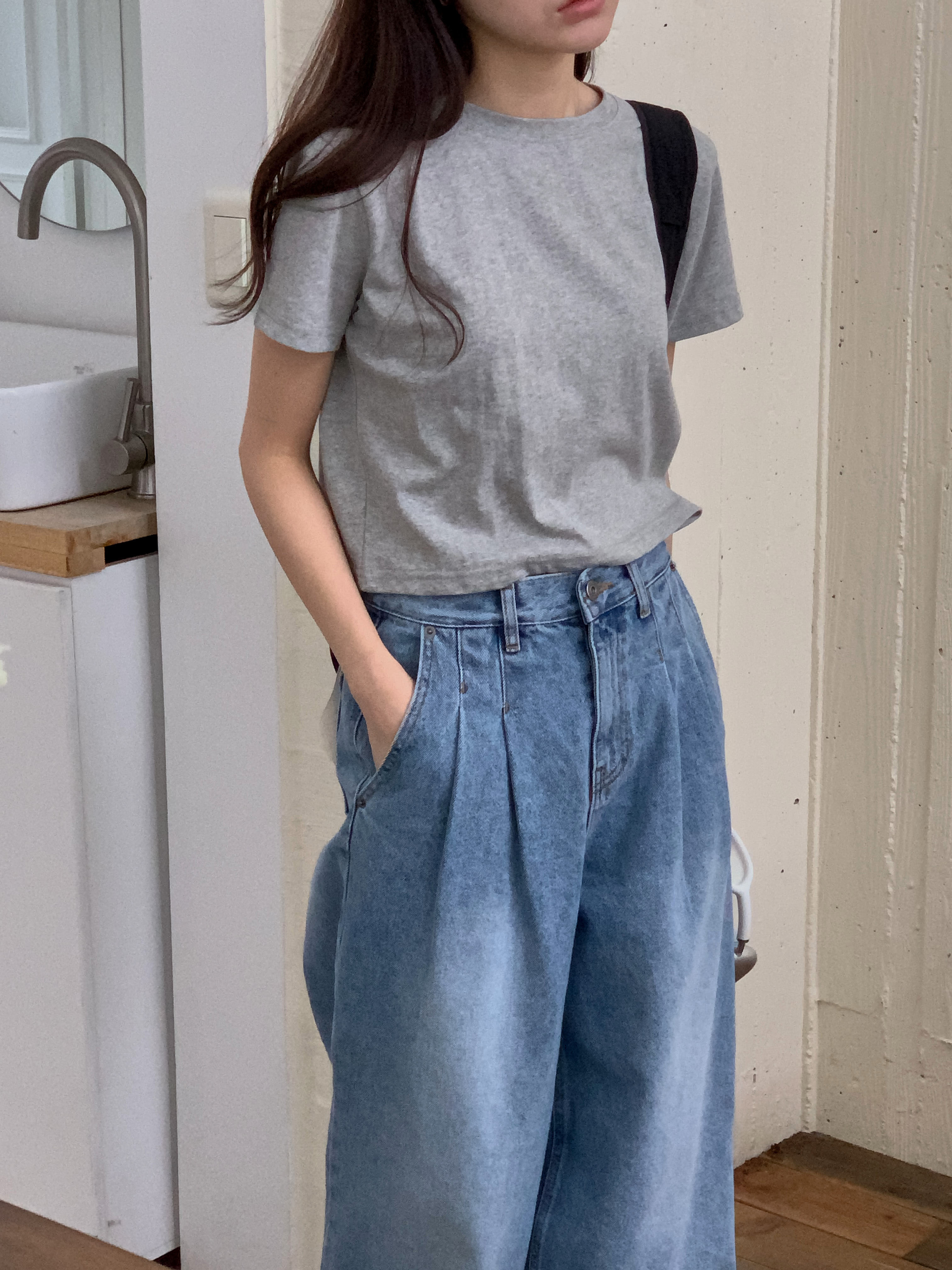 クロップド半袖Tシャツ | 詳細画像17
