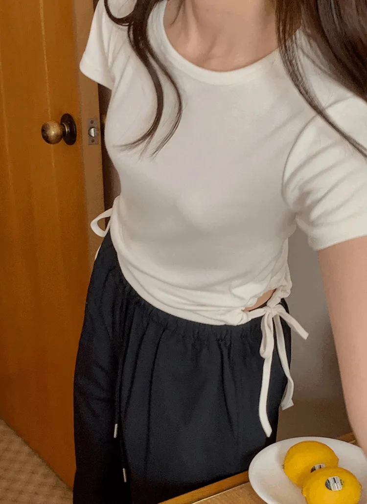 オープンドロスト半袖Tシャツ | 詳細画像1