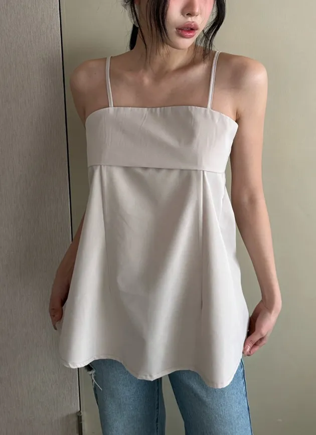 バックスリットAラインキャミブラウス | 詳細画像1