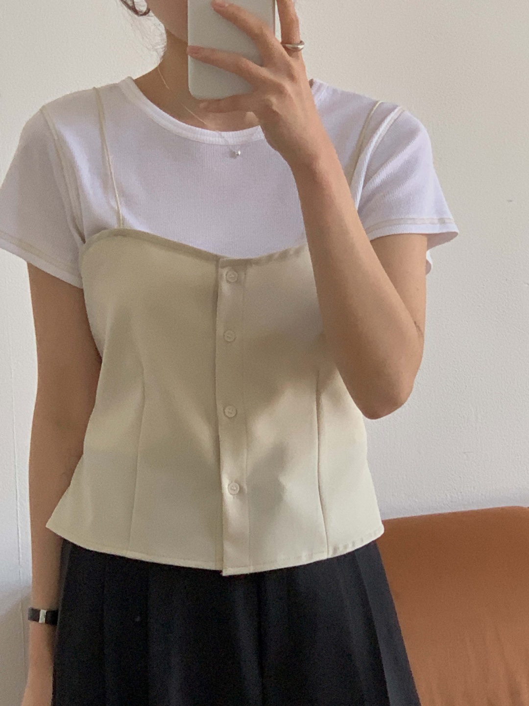 ダーツボタンバックリボンビスチェ | 詳細画像24