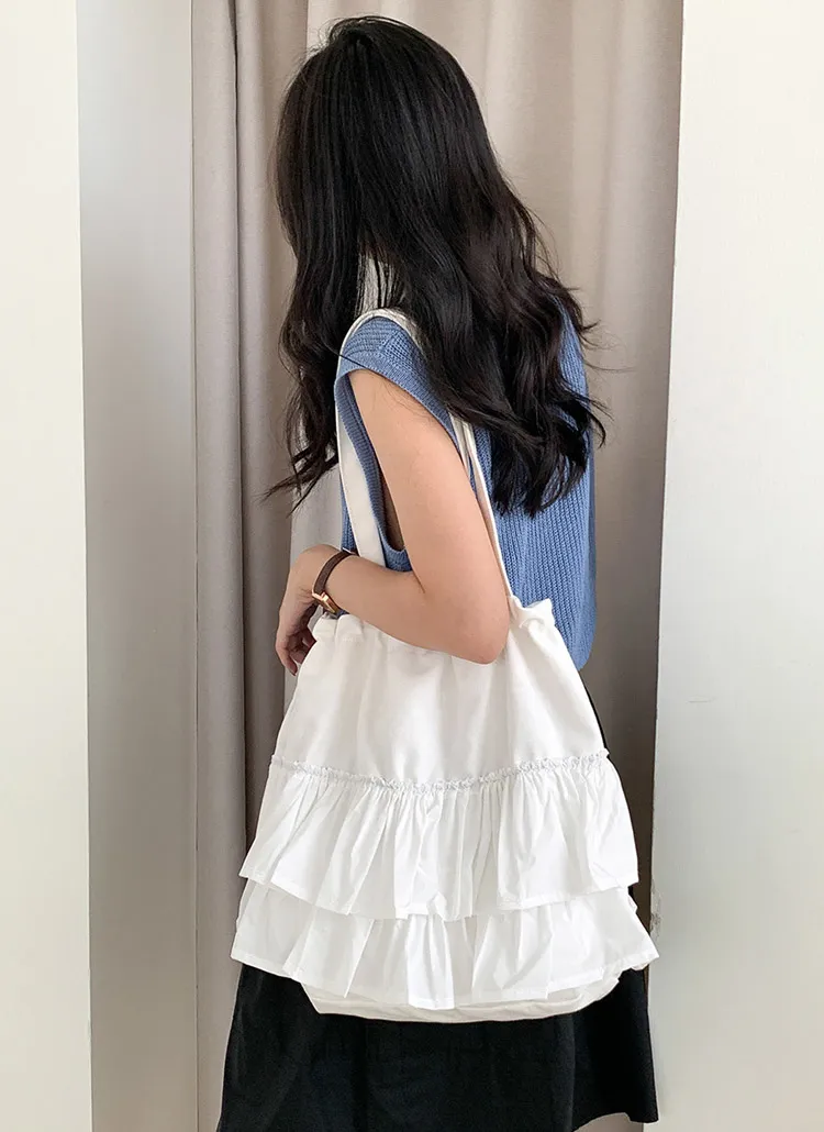 フリルティアードエコバッグ | whosbag | 詳細画像1