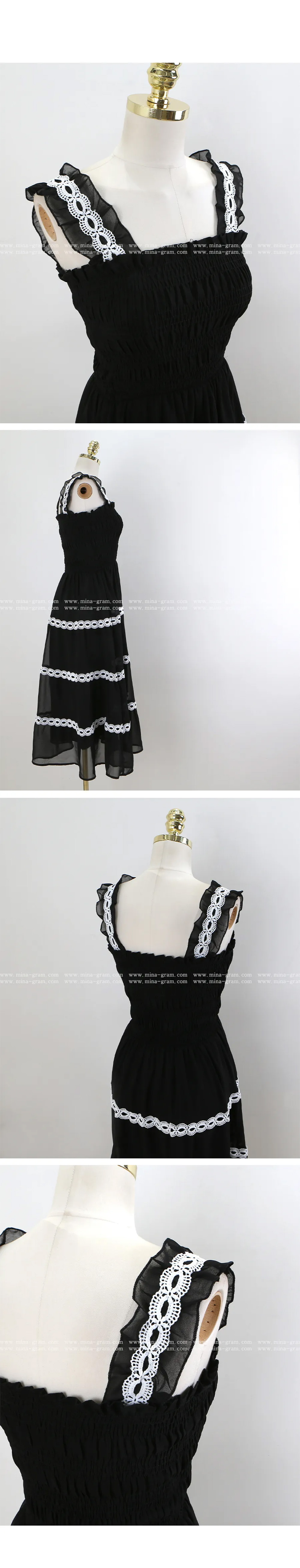 レースシャーリングノースリワンピース | 詳細画像15