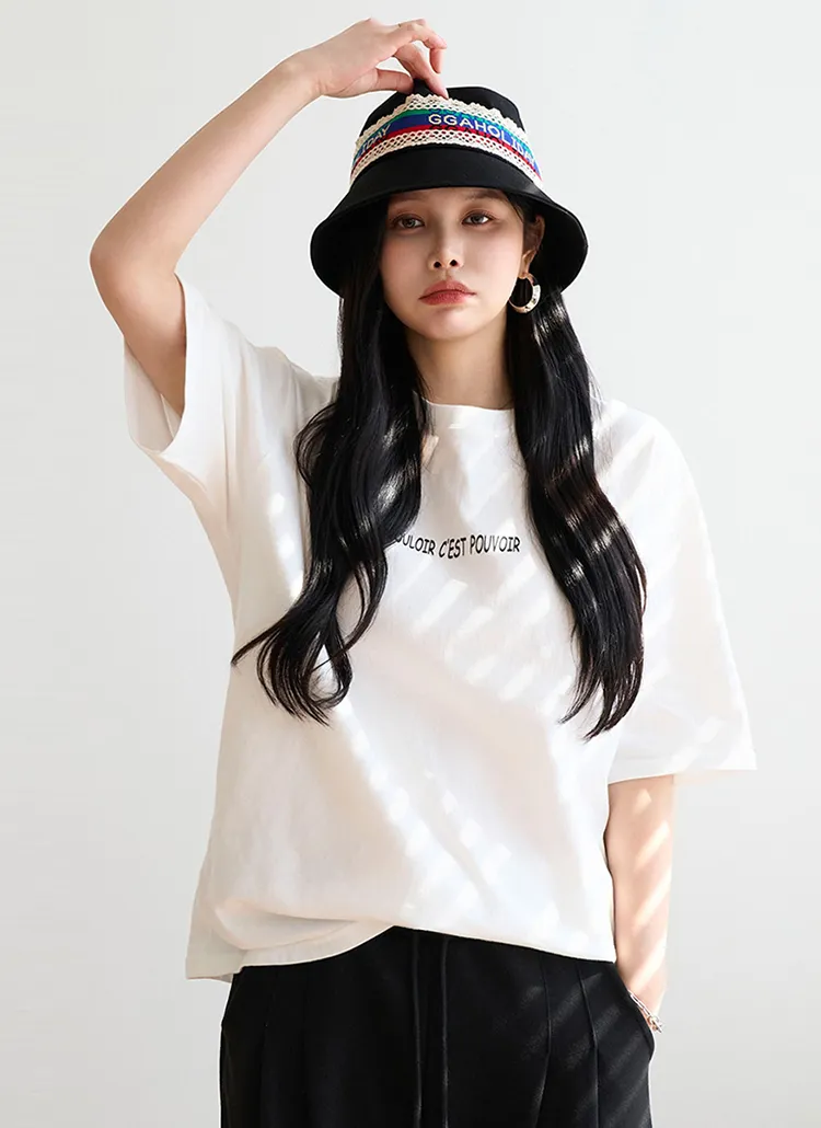 バックハートプリント半袖Tシャツ | pippin | 詳細画像1