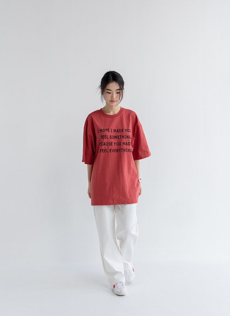 EVERYTHINGレタリングボクシーTシャツ | 詳細画像4