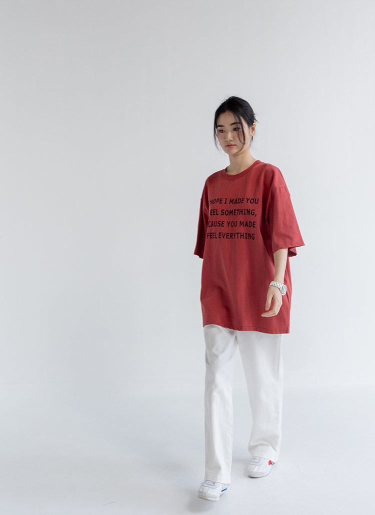 EVERYTHINGレタリングボクシーTシャツ | 詳細画像6