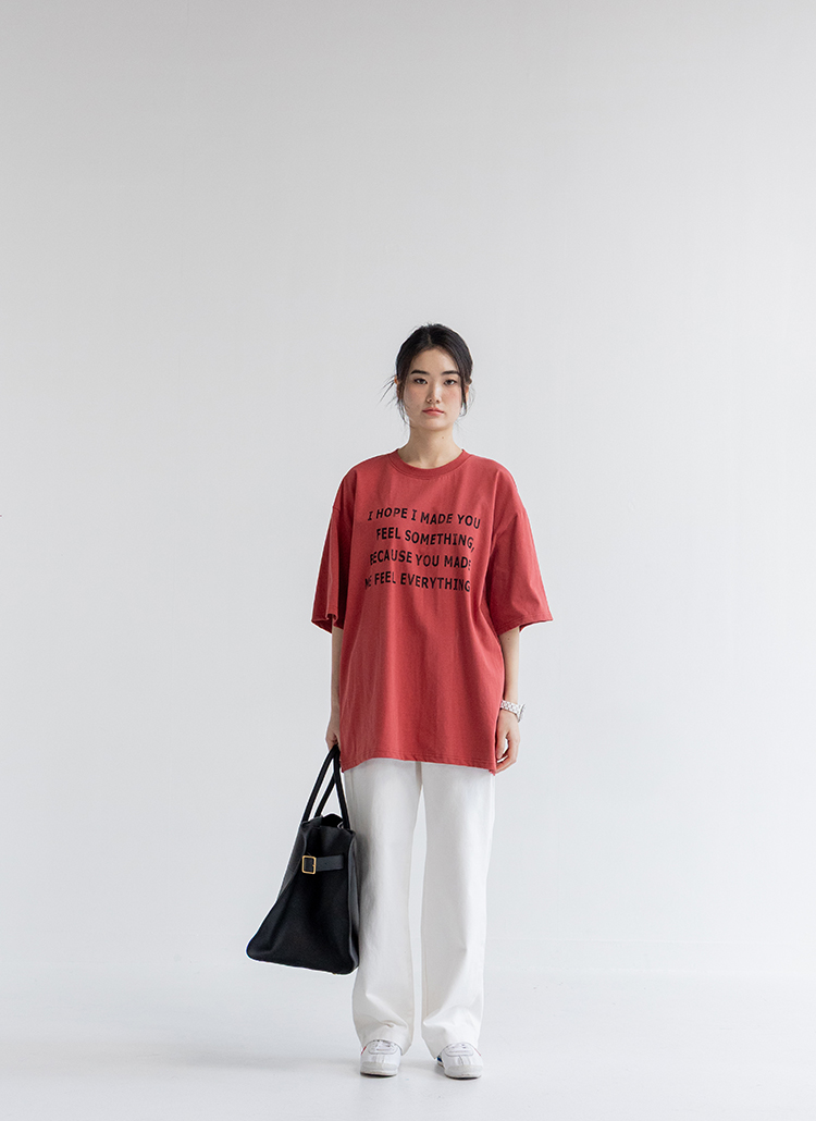 EVERYTHINGレタリングボクシーTシャツ | 詳細画像7