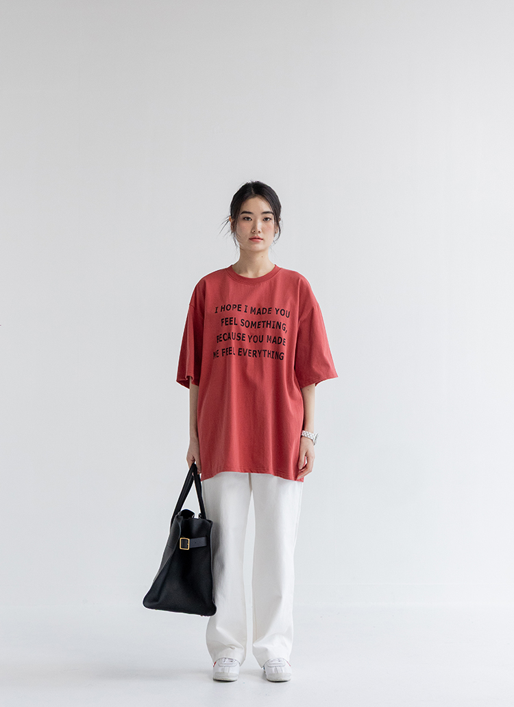 EVERYTHINGレタリングボクシーTシャツ | 詳細画像8