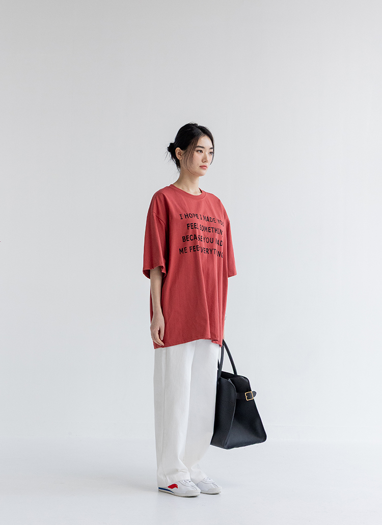 EVERYTHINGレタリングボクシーTシャツ | 詳細画像9