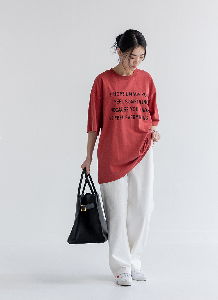 EVERYTHINGレタリングボクシーTシャツ | 詳細画像13