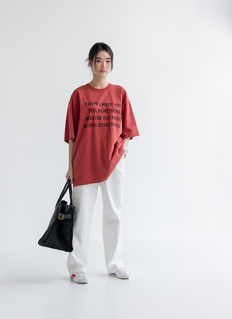 EVERYTHINGレタリングボクシーTシャツ | 詳細画像15