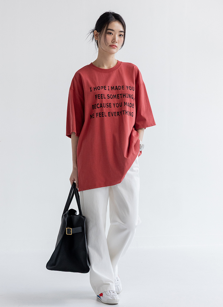 EVERYTHINGレタリングボクシーTシャツ | 詳細画像16