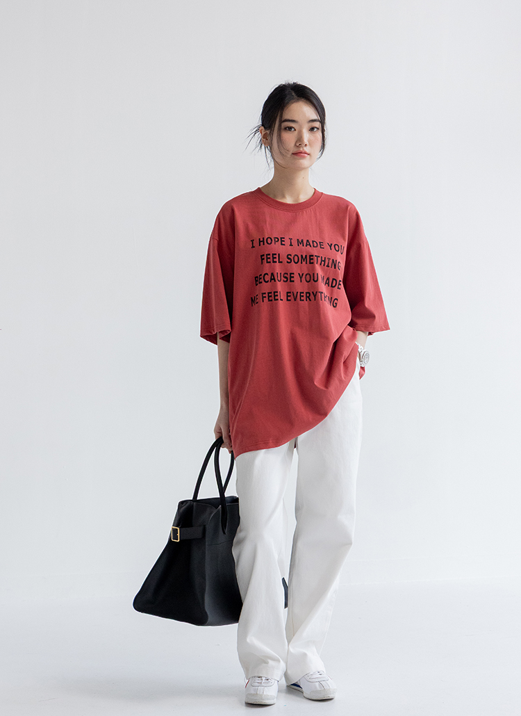 EVERYTHINGレタリングボクシーTシャツ | 詳細画像17