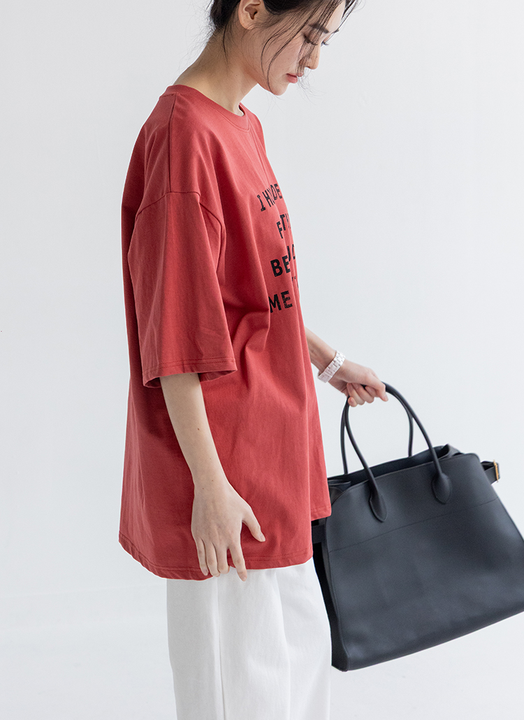 EVERYTHINGレタリングボクシーTシャツ | 詳細画像23
