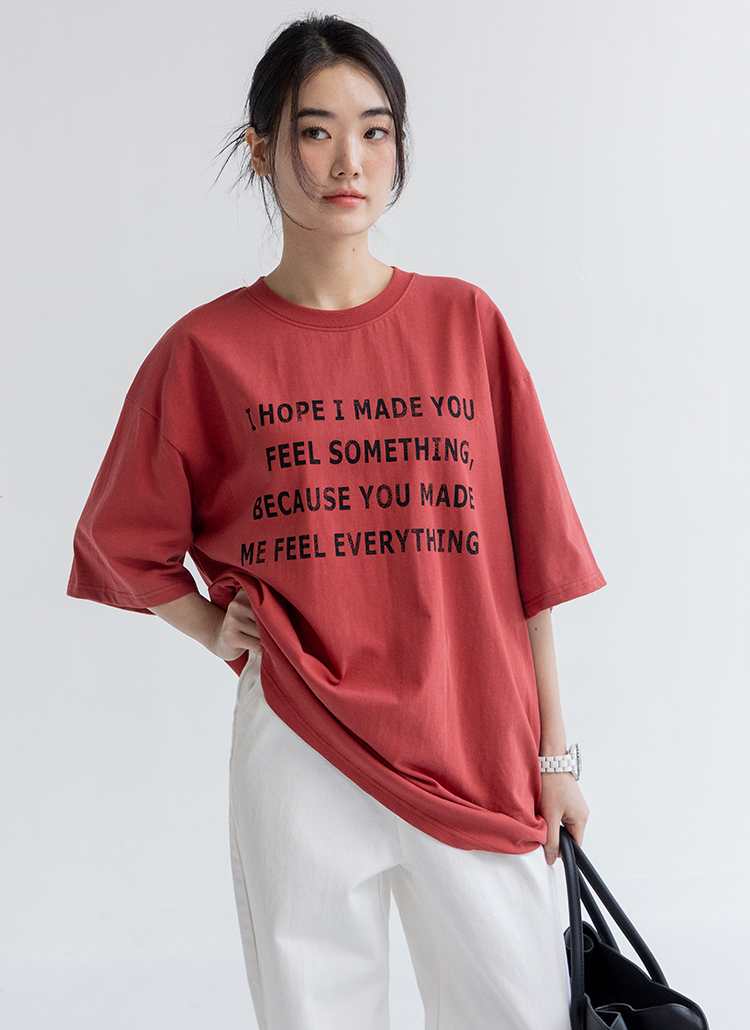 EVERYTHINGレタリングボクシーTシャツ | 詳細画像24
