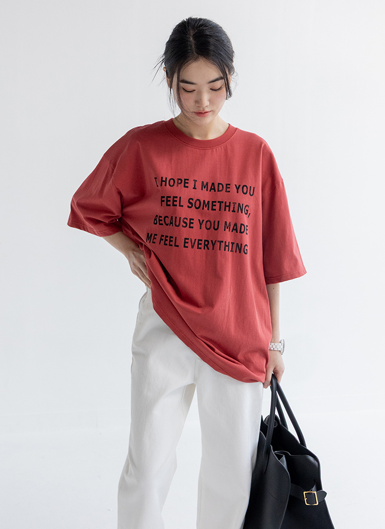 EVERYTHINGレタリングボクシーTシャツ | 詳細画像25