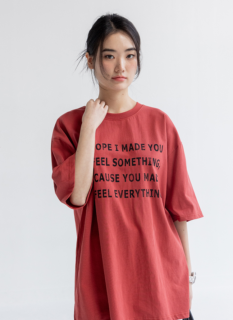 EVERYTHINGレタリングボクシーTシャツ | 詳細画像30