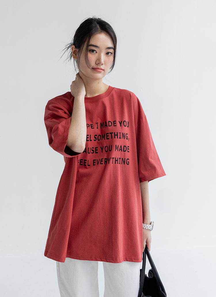 EVERYTHINGレタリングボクシーTシャツ | 詳細画像33