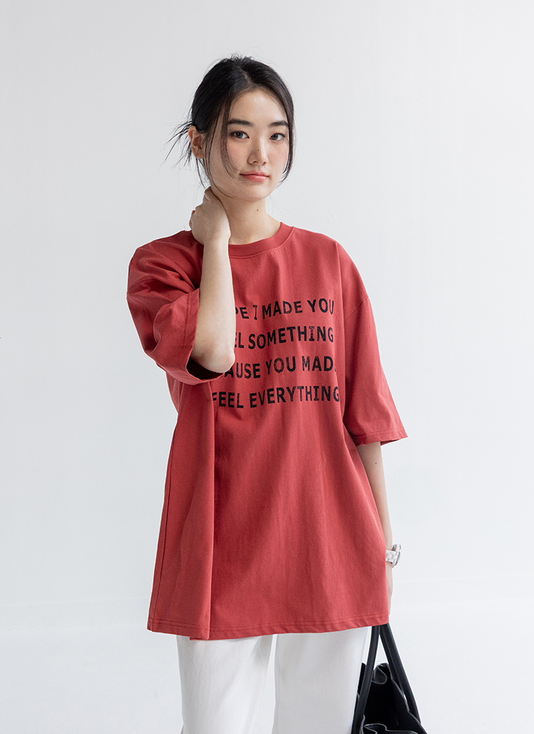 EVERYTHINGレタリングボクシーTシャツ | 詳細画像34