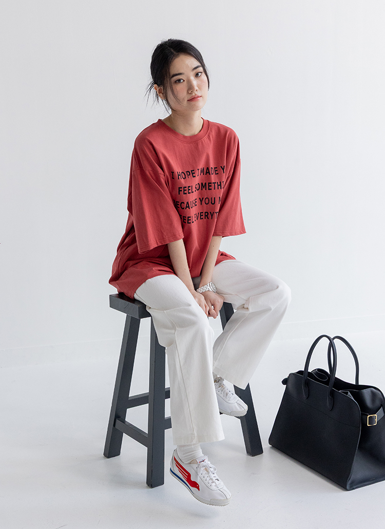 EVERYTHINGレタリングボクシーTシャツ | 詳細画像36