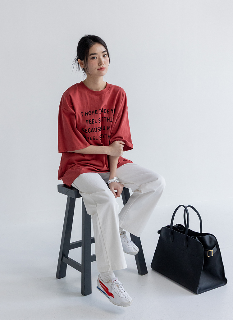 EVERYTHINGレタリングボクシーTシャツ | 詳細画像37