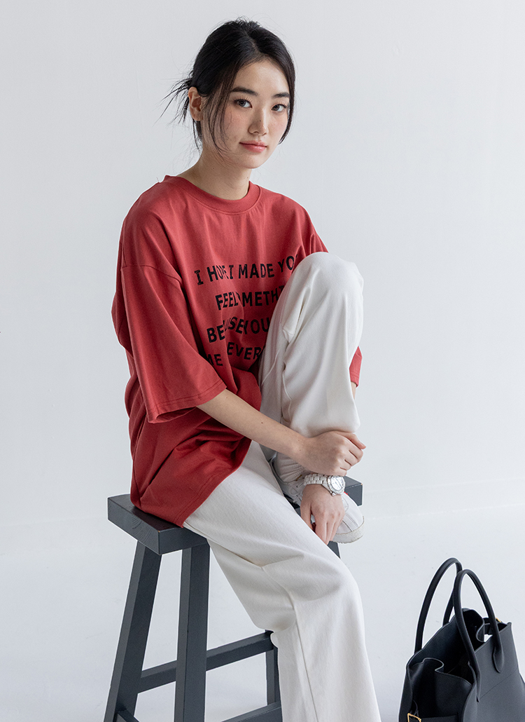 EVERYTHINGレタリングボクシーTシャツ | 詳細画像38