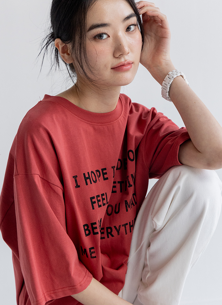 EVERYTHINGレタリングボクシーTシャツ | 詳細画像39