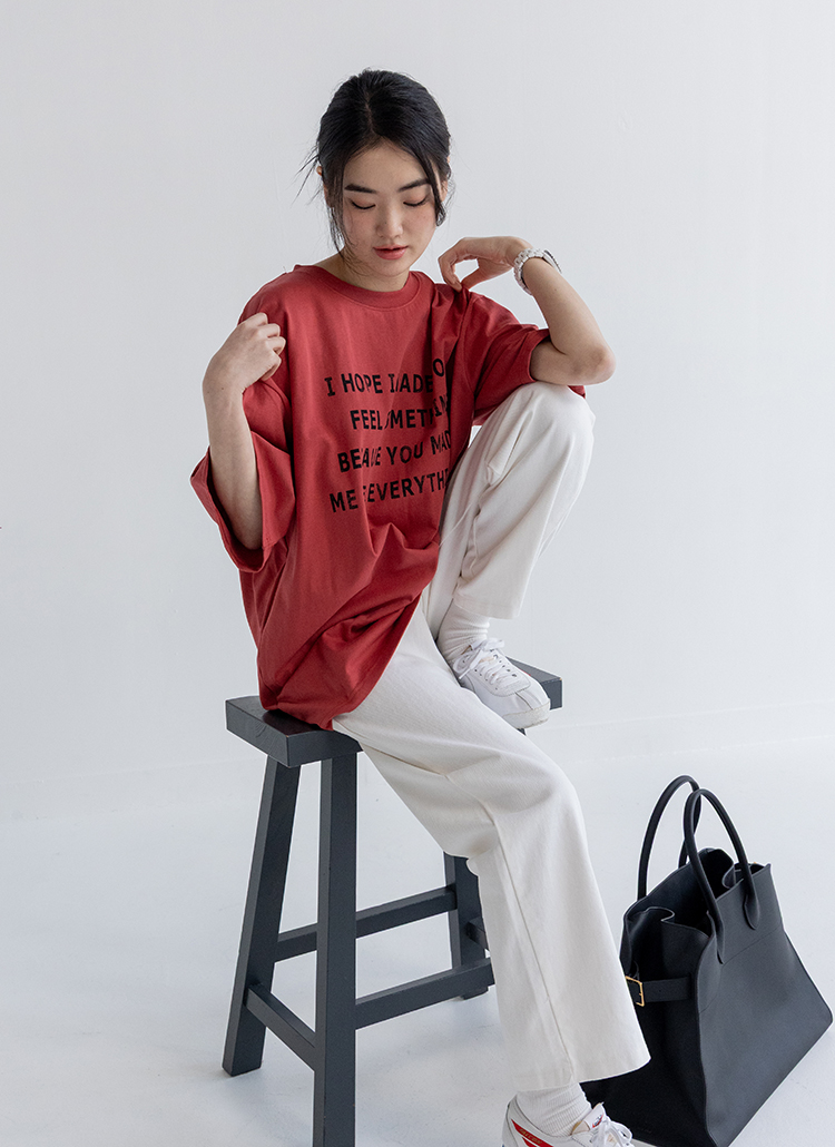 EVERYTHINGレタリングボクシーTシャツ | 詳細画像42