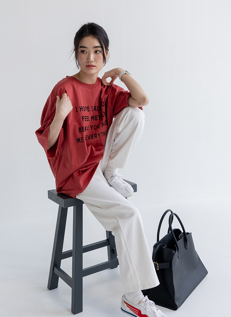 EVERYTHINGレタリングボクシーTシャツ | 詳細画像43