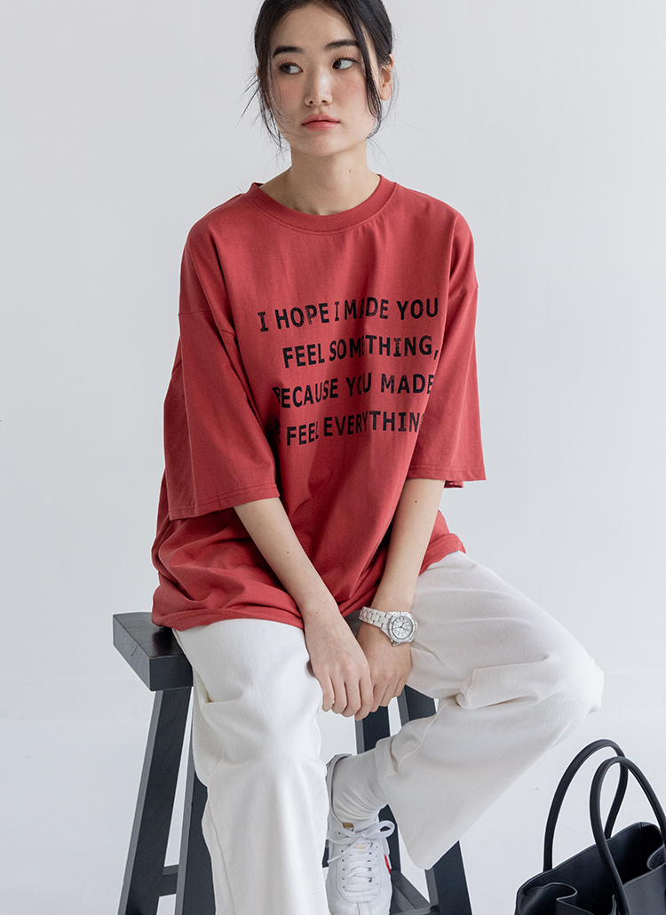 EVERYTHINGレタリングボクシーTシャツ | 詳細画像44