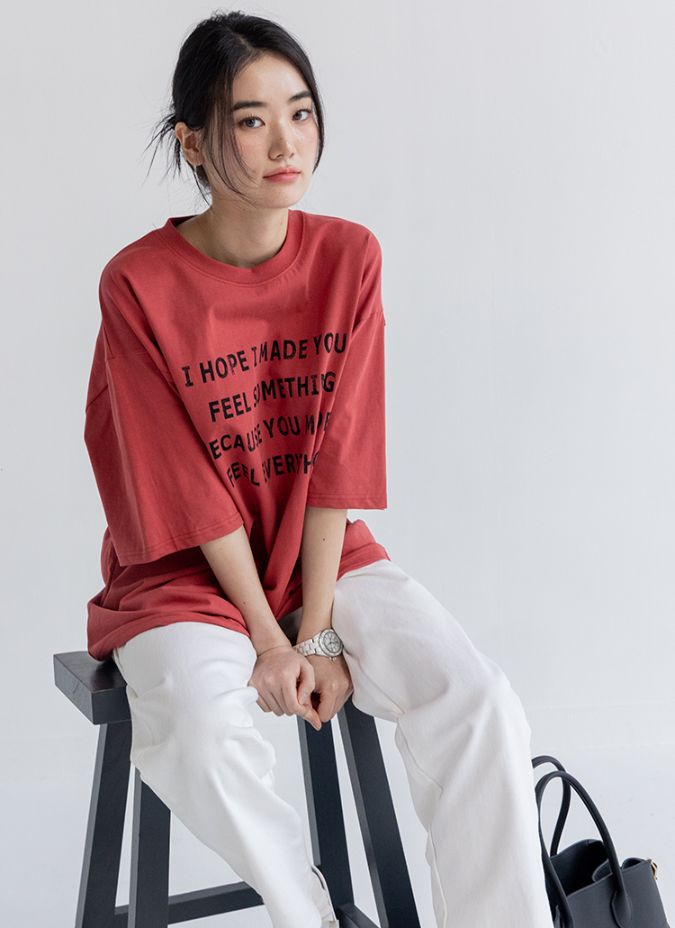 EVERYTHINGレタリングボクシーTシャツ | 詳細画像50