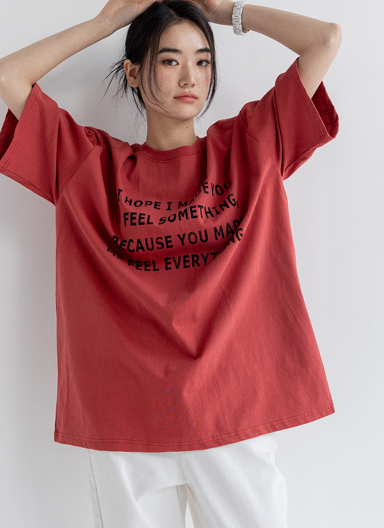 EVERYTHINGレタリングボクシーTシャツ | 詳細画像54