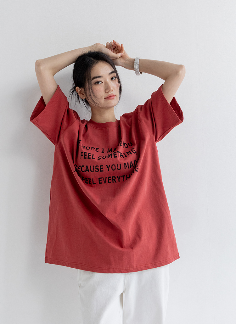 EVERYTHINGレタリングボクシーTシャツ | 詳細画像58