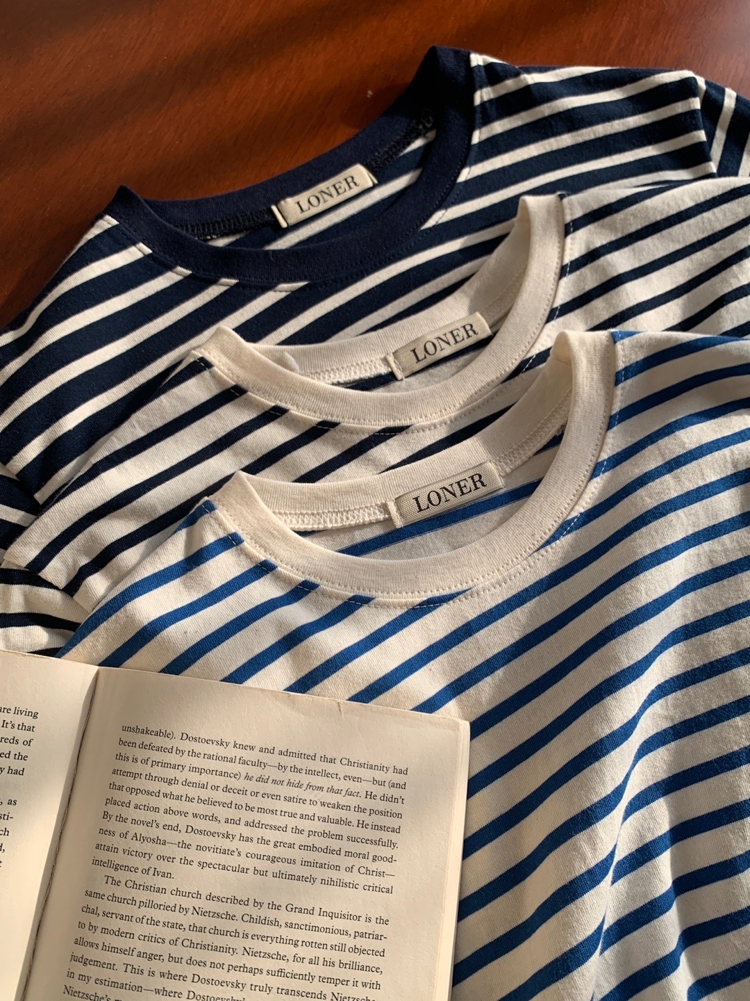 ボーダーラウンドネックTシャツ | 詳細画像29