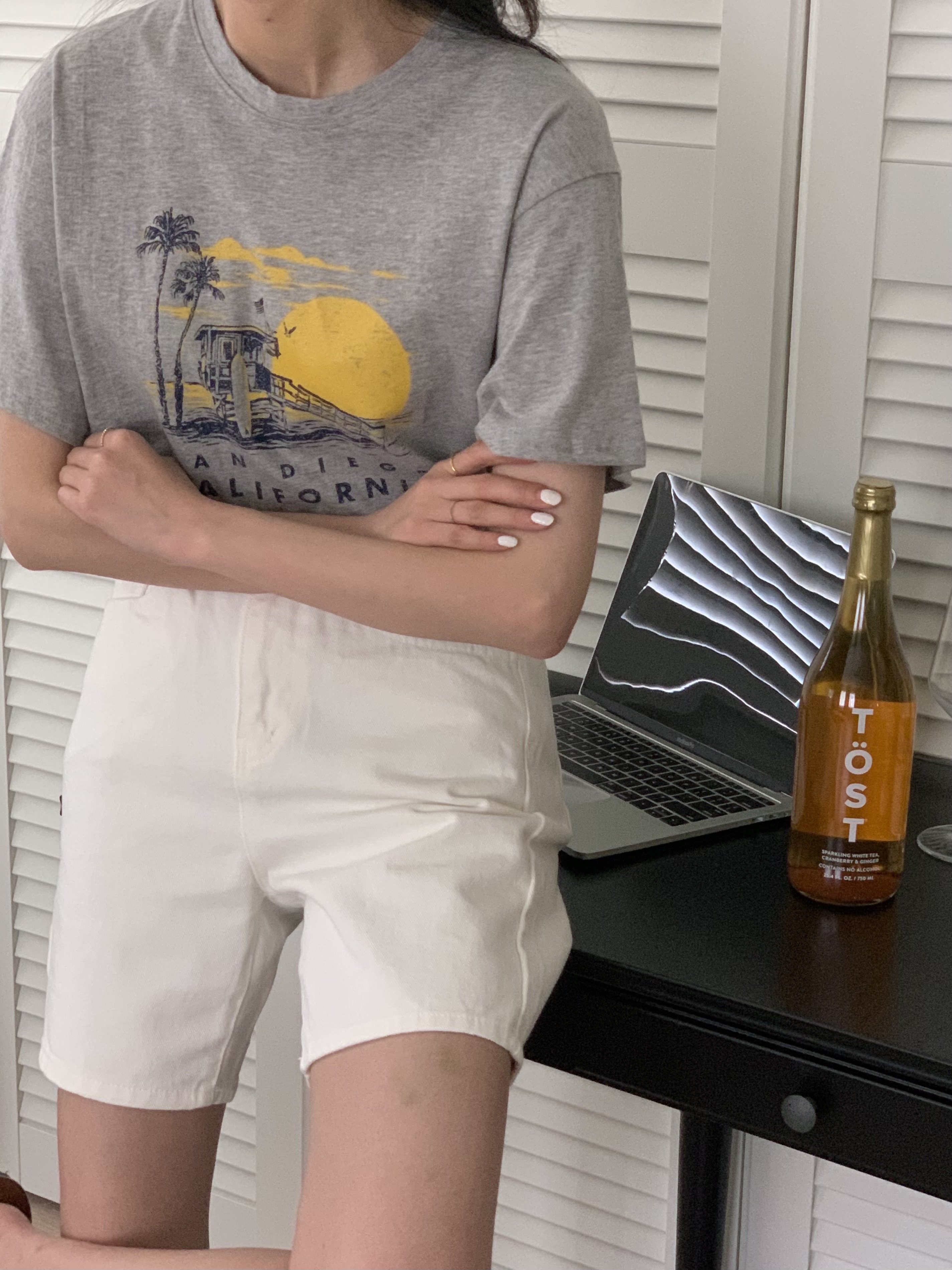 CALIFORNIAプリント半袖Tシャツ | 詳細画像6