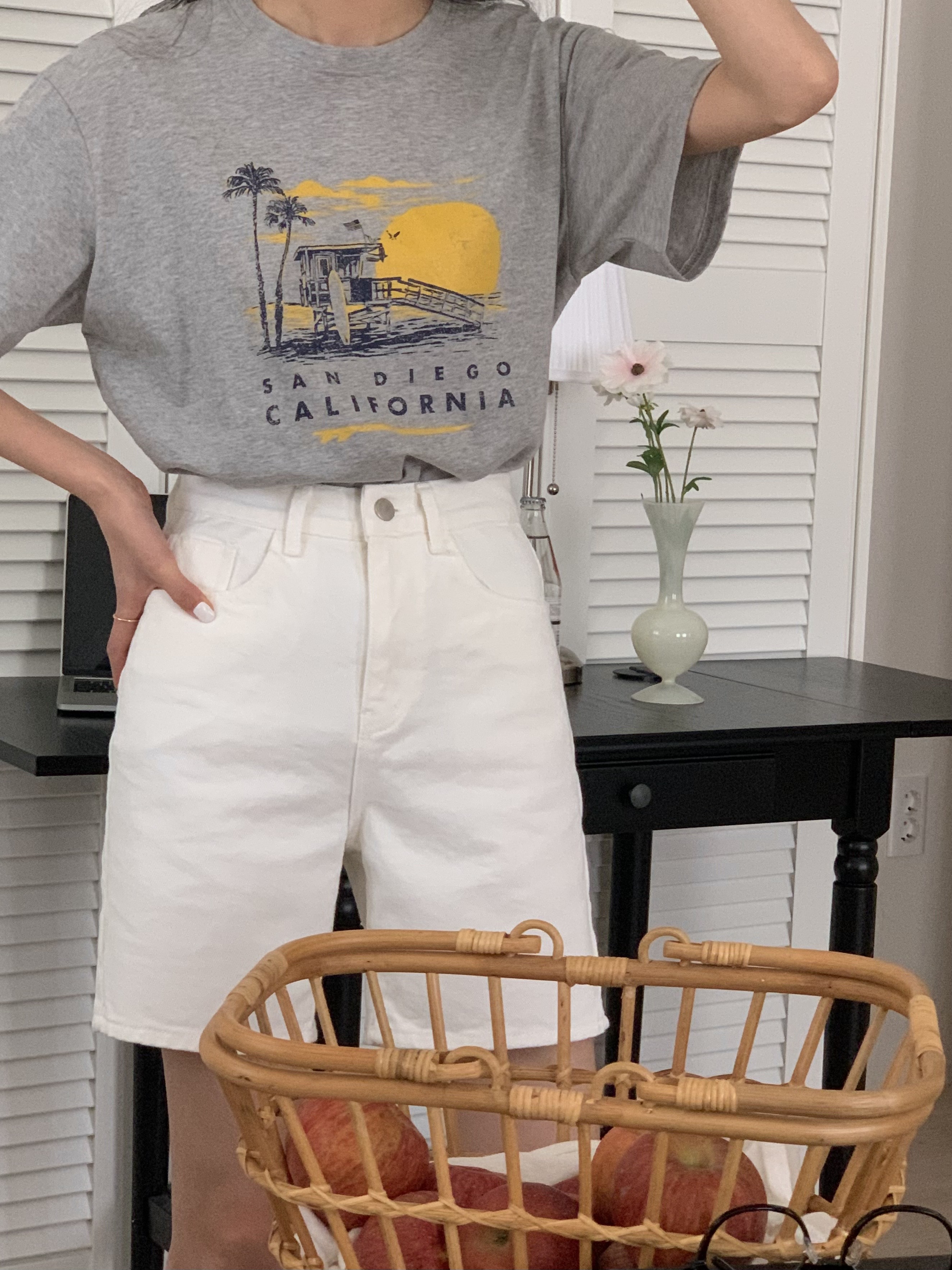 CALIFORNIAプリント半袖Tシャツ | 詳細画像7