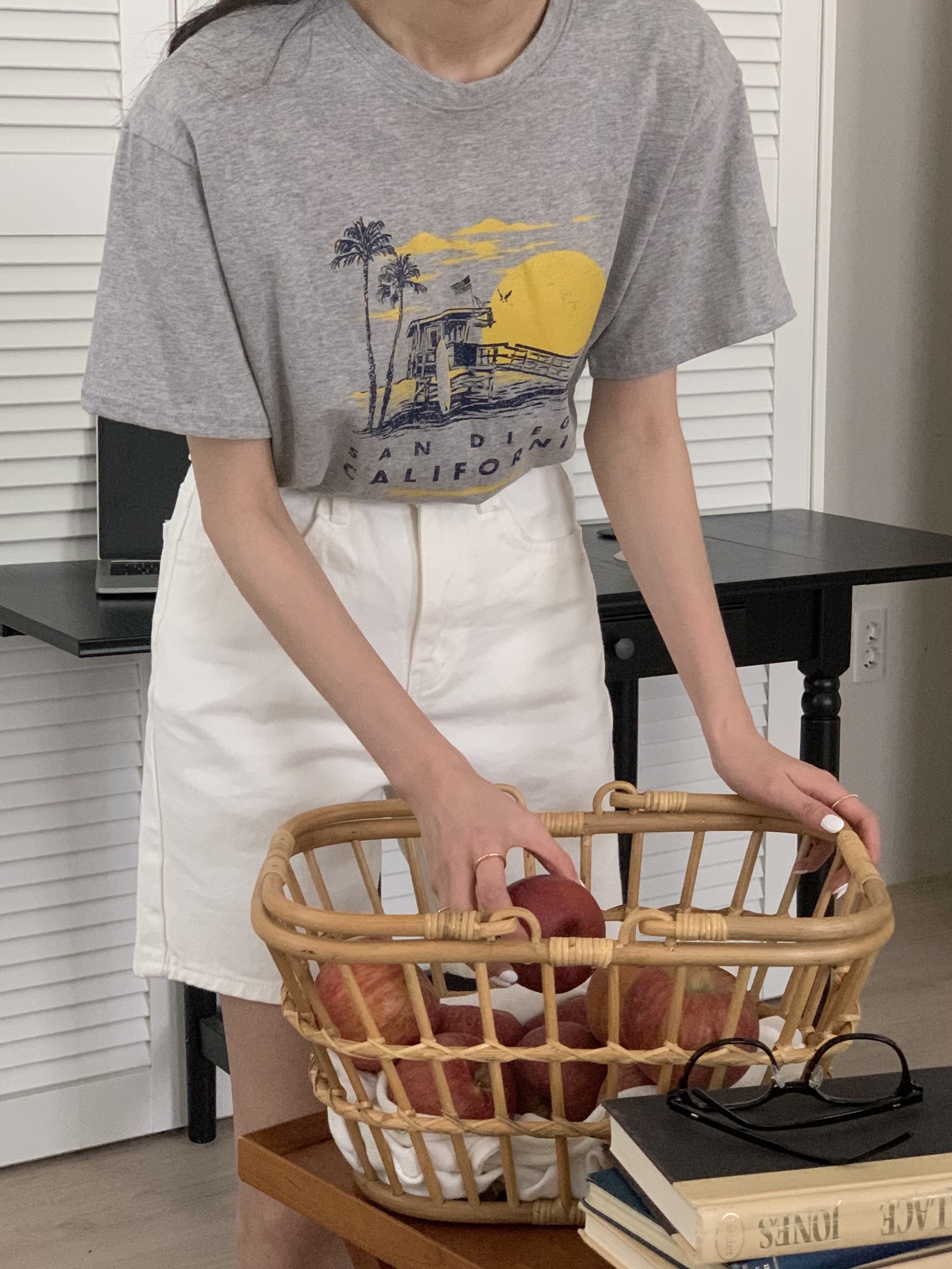 CALIFORNIAプリント半袖Tシャツ | 詳細画像8