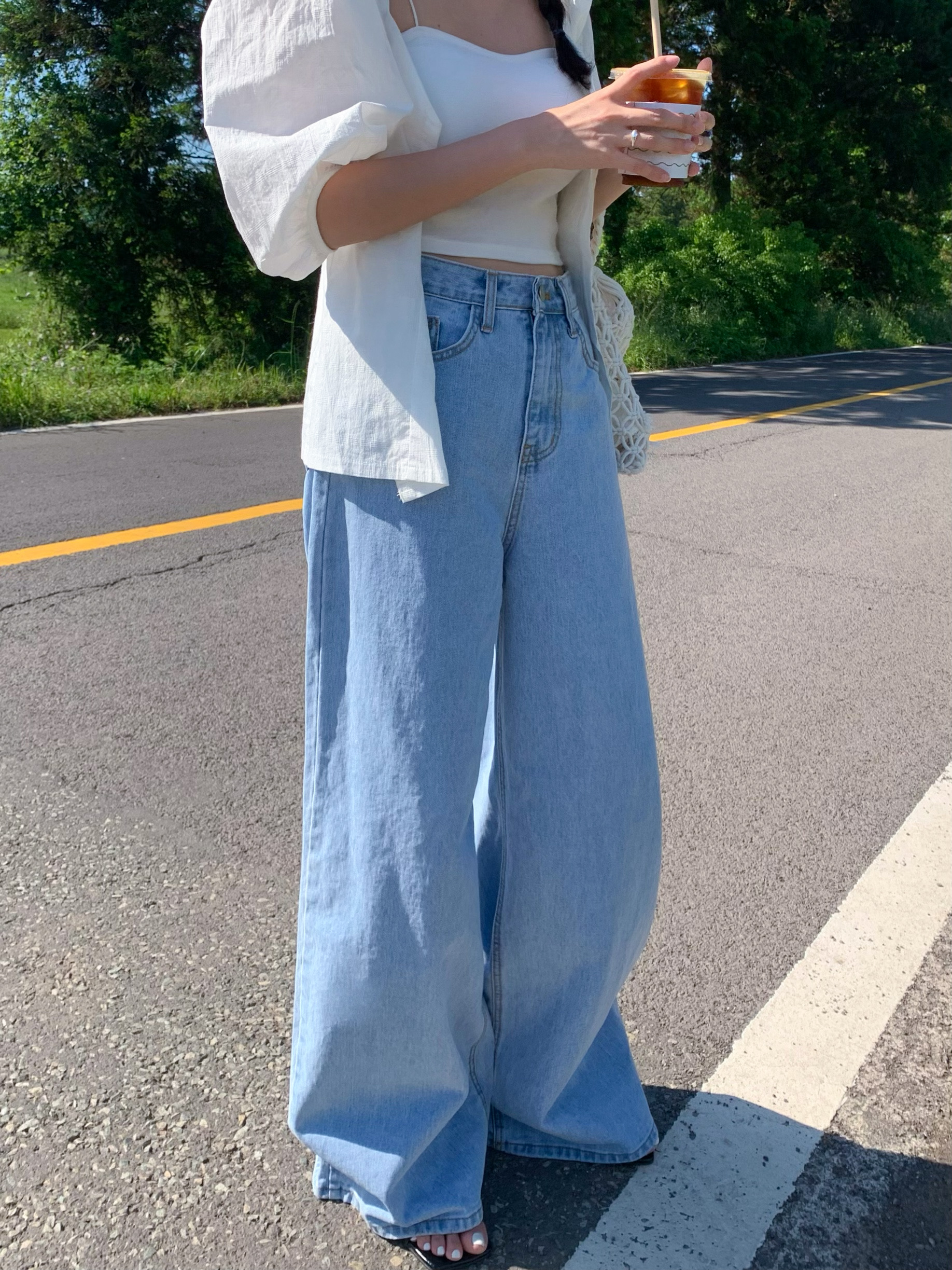 ロングワイドデニムパンツ | 詳細画像2