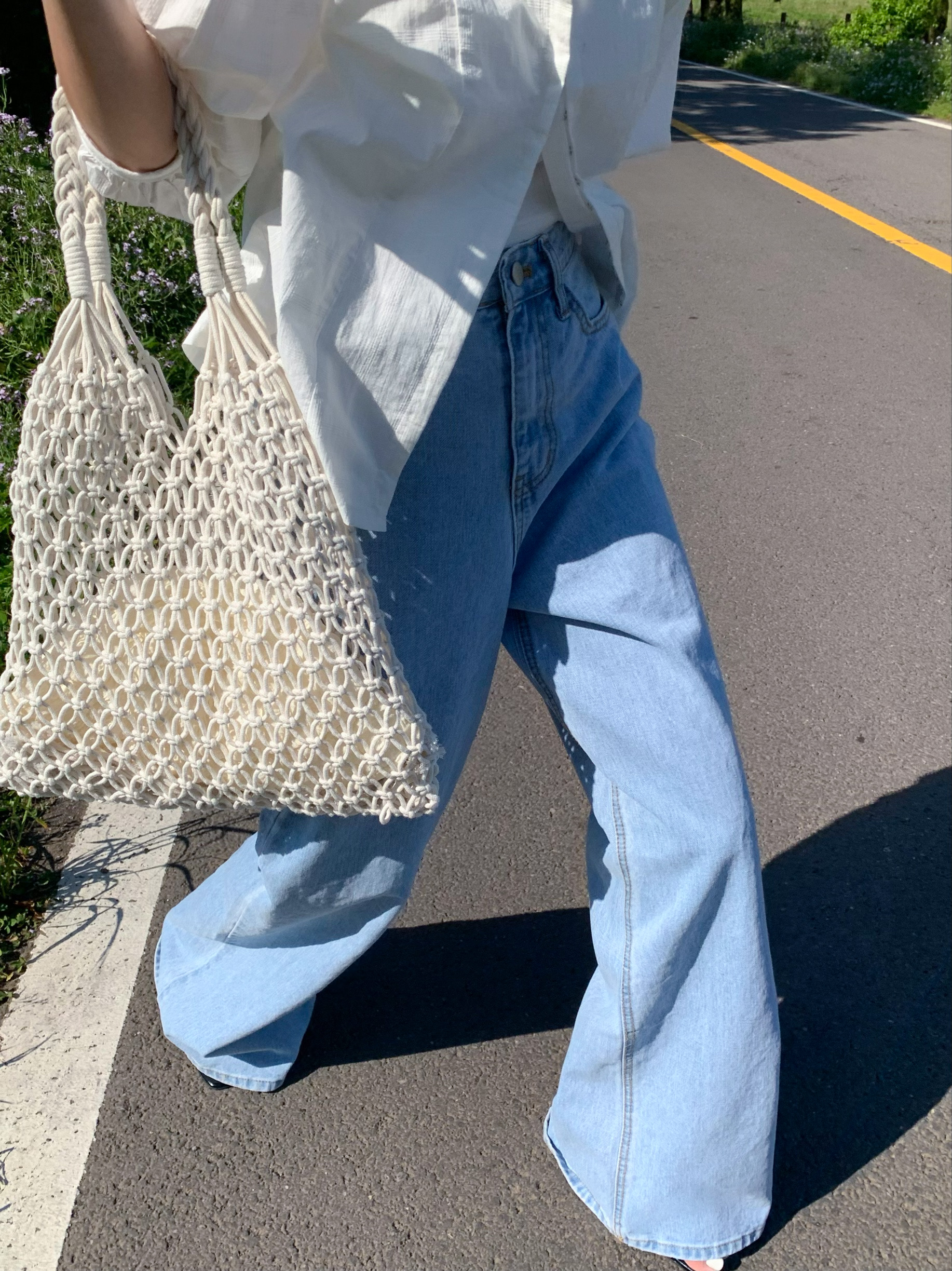 ロングワイドデニムパンツ | 詳細画像6