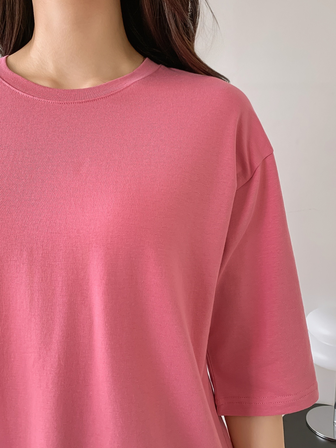 ボクシースリット6分袖Tシャツ | 詳細画像4