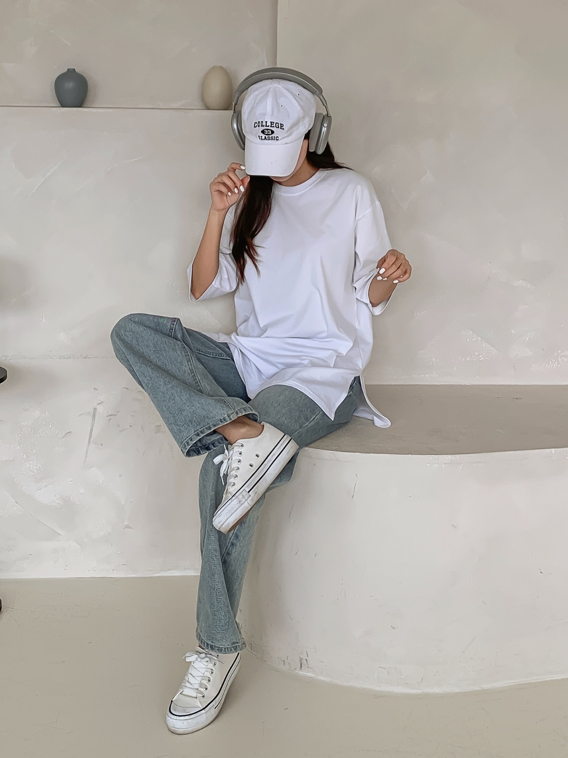 ボクシースリット6分袖Tシャツ | 詳細画像16