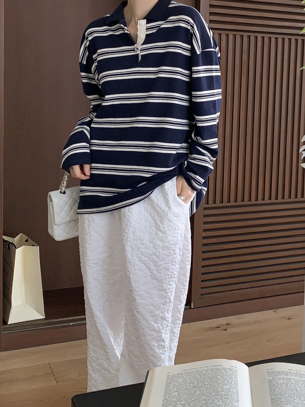 2WAYフラワーエンボスパンツ | 詳細画像5