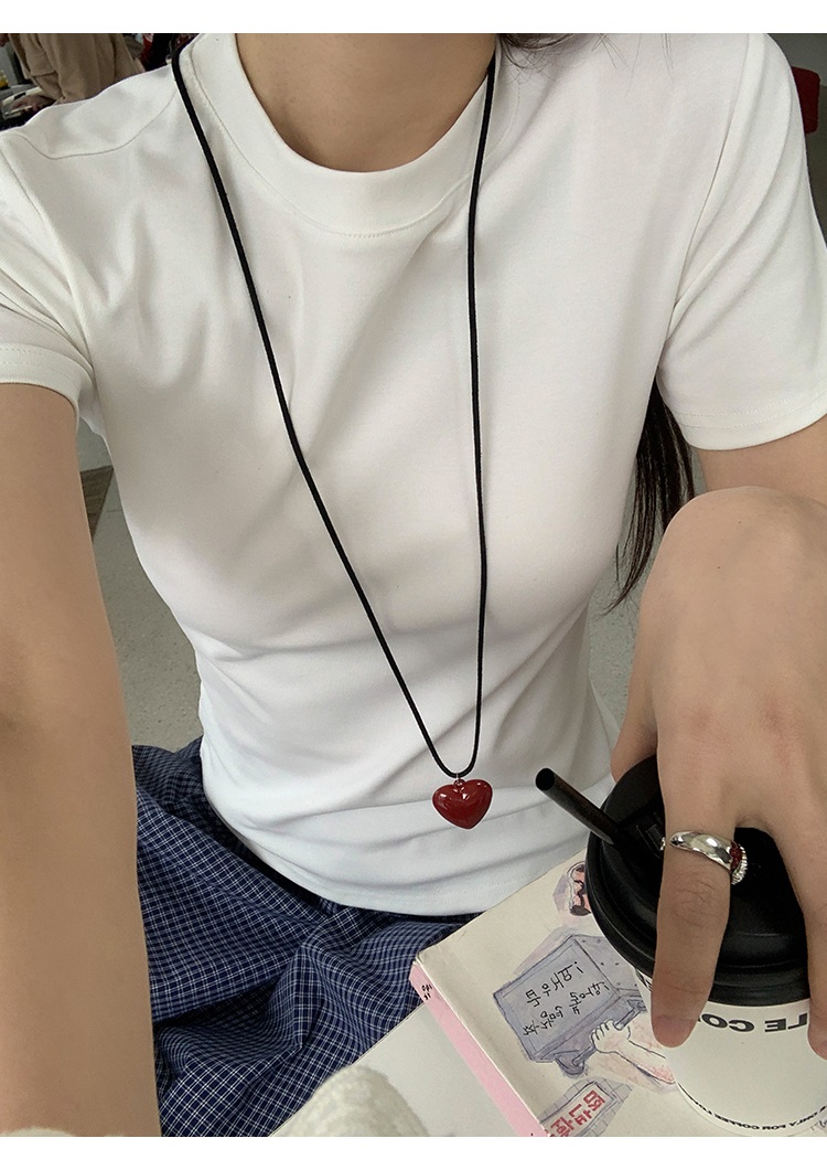 ラウンドネック半袖Tシャツ | 詳細画像4