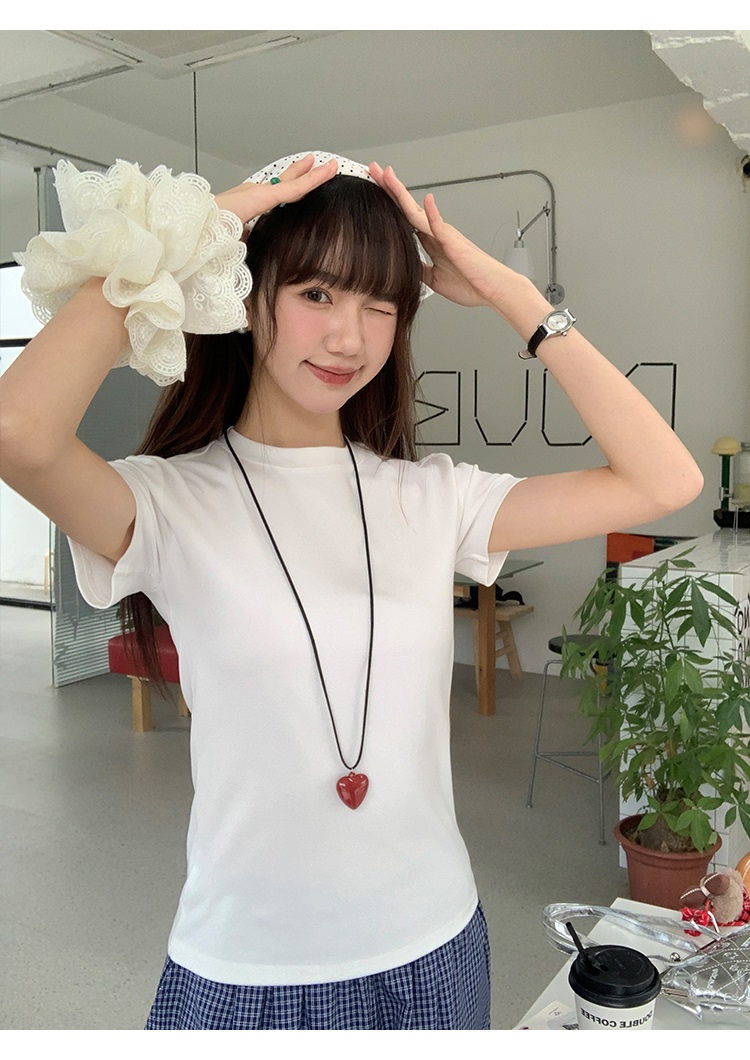 ラウンドネック半袖Tシャツ | 詳細画像5