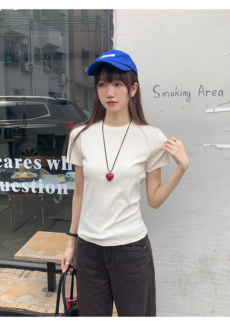 ラウンドネック半袖Tシャツ | 詳細画像10
