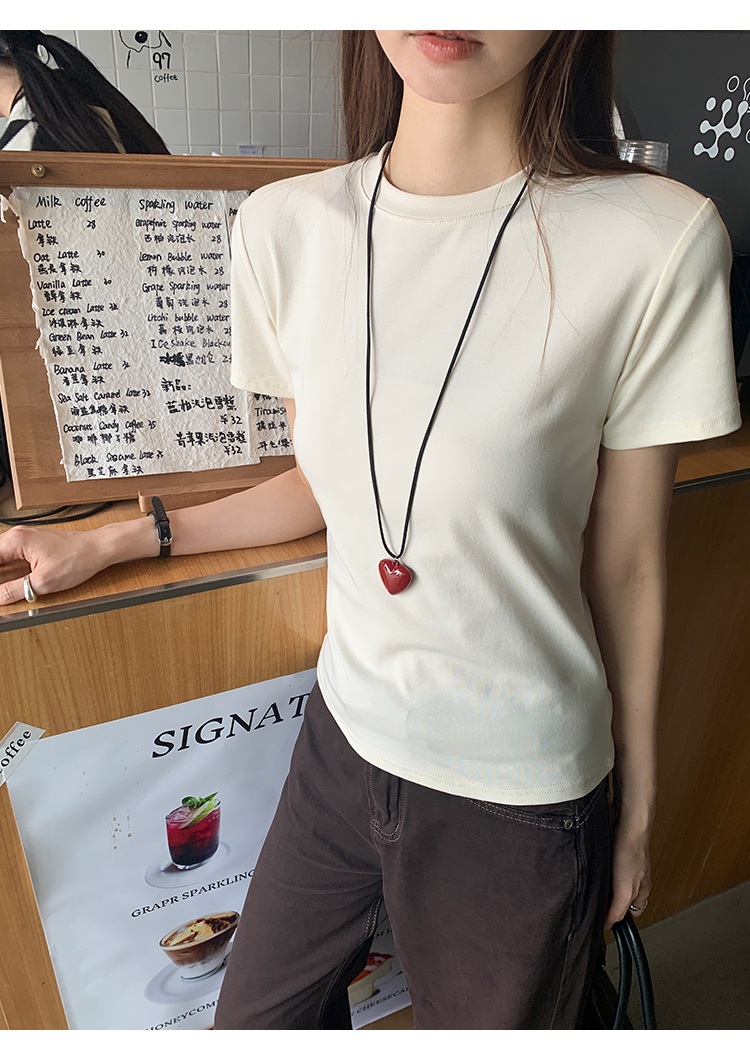 ラウンドネック半袖Tシャツ | 詳細画像11