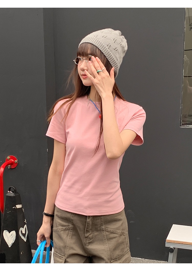 ラウンドネック半袖Tシャツ | 詳細画像14